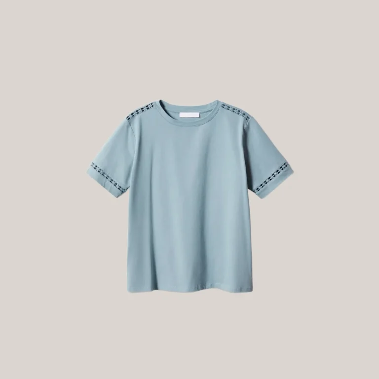Embroidered Accent T-Shirt