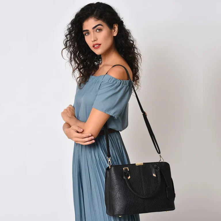 Women's Leather Handbag (Black)