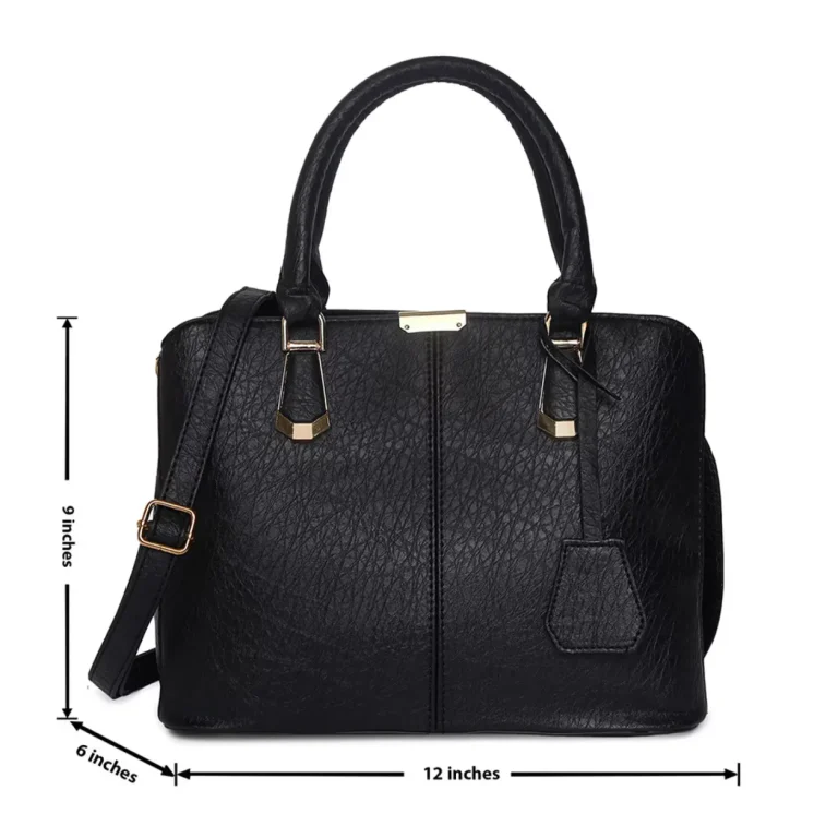 Women's Leather Handbag (Black)